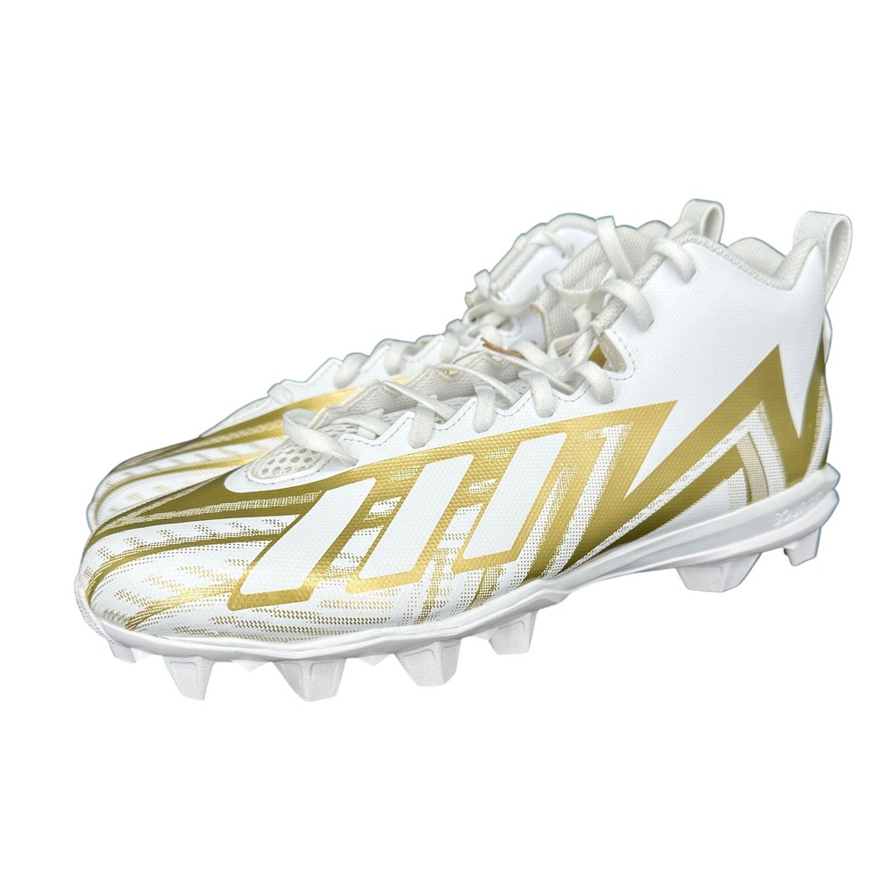 Adidas Freak Spark MD‎ 23 HP7711 Football Cleats White Gold Men's Size 11